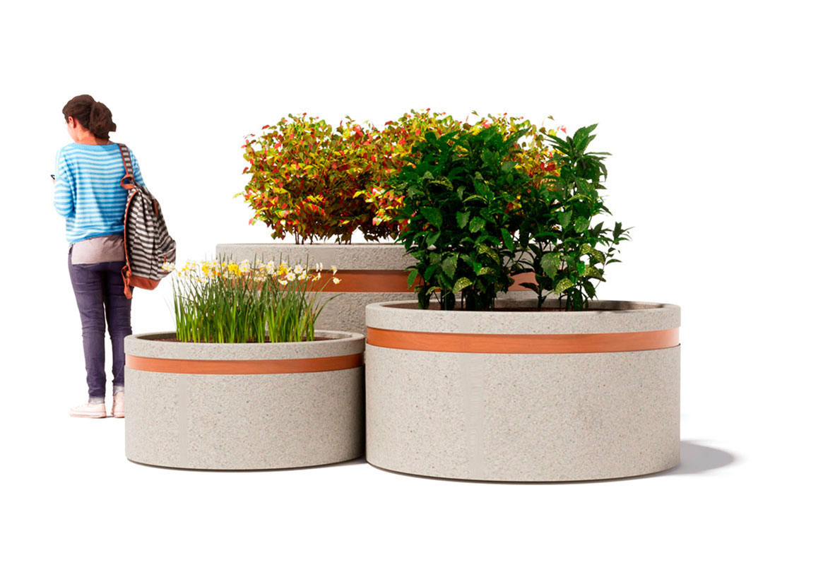 Jardinera Timbal Piedra