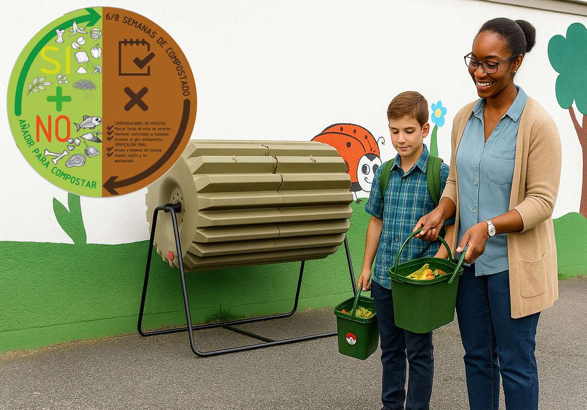 Compostador Rotatorio Compi