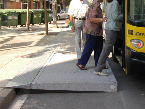 Acera modular en Sant Cugat