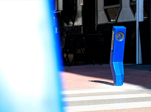 Andi en Azul: seguridad peatonal en Linares