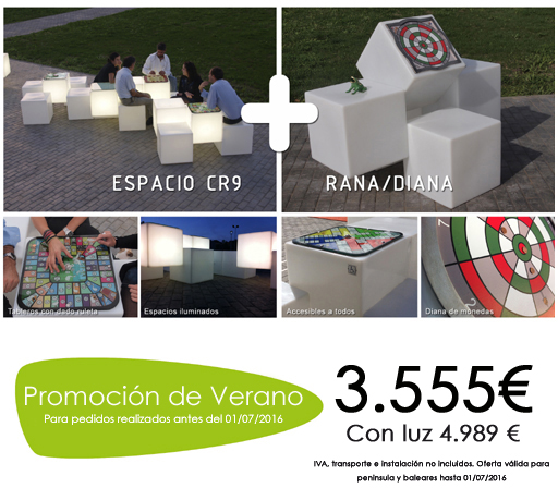 Espacios para Compartir Promoción verano 2016
