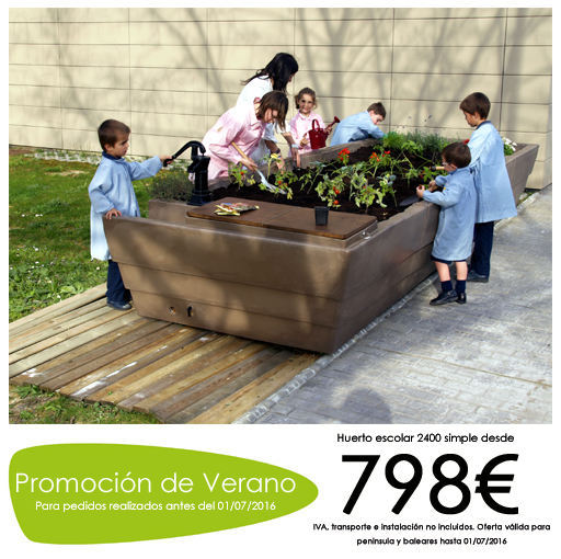 Huerto Escolar. Promoción Verano 2016