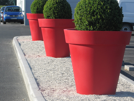 Polietileno en la vía pública