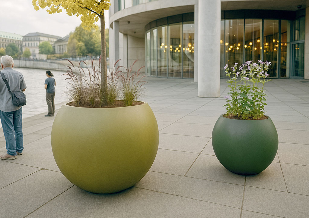 Jardineras que construyen ciudad verde