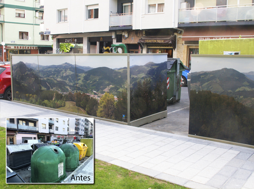 Cubre contenedores Gitma de 100% reciclado