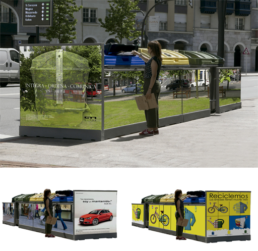 Neo Recintos Gitma. Oculta contenedores de RSU