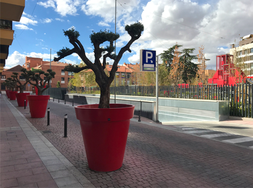 Jardineras POT en Torrejón de Ardoz