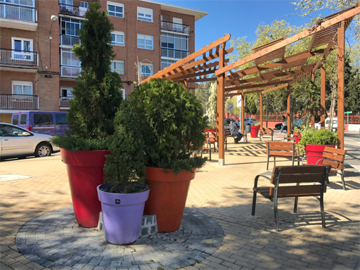 Jardineras POT en Alcobendas