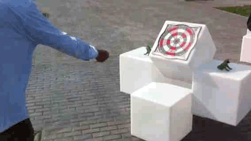 �Una diana de monedas!