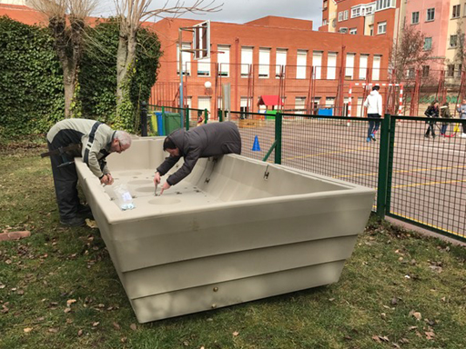 Comienza la instalaci�n de huertos.