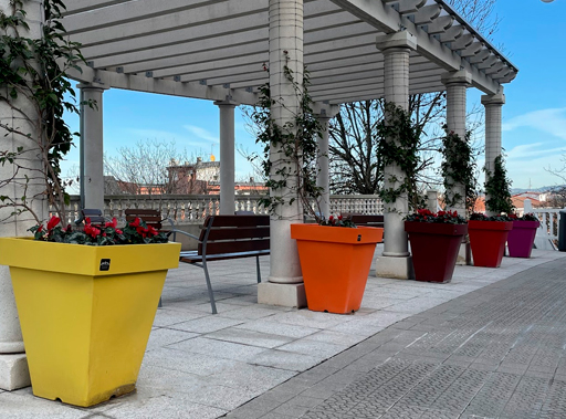 Jardineras Pot Cuadrada Santurce