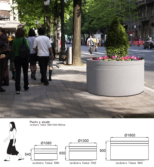 Macetero Timbal Gitma