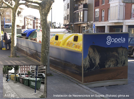 Neo recintos Gitma Oculta contenedores