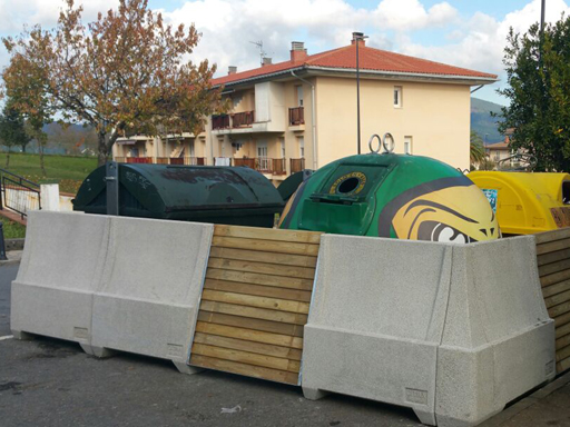 Recinto para contenedores RSU Gatika (Bizkaia)